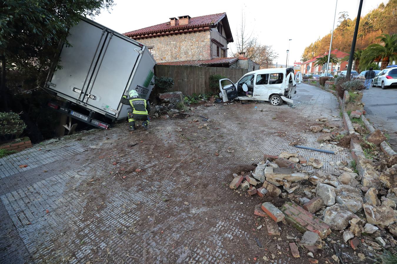 Accidente en Cabezón de la Sal