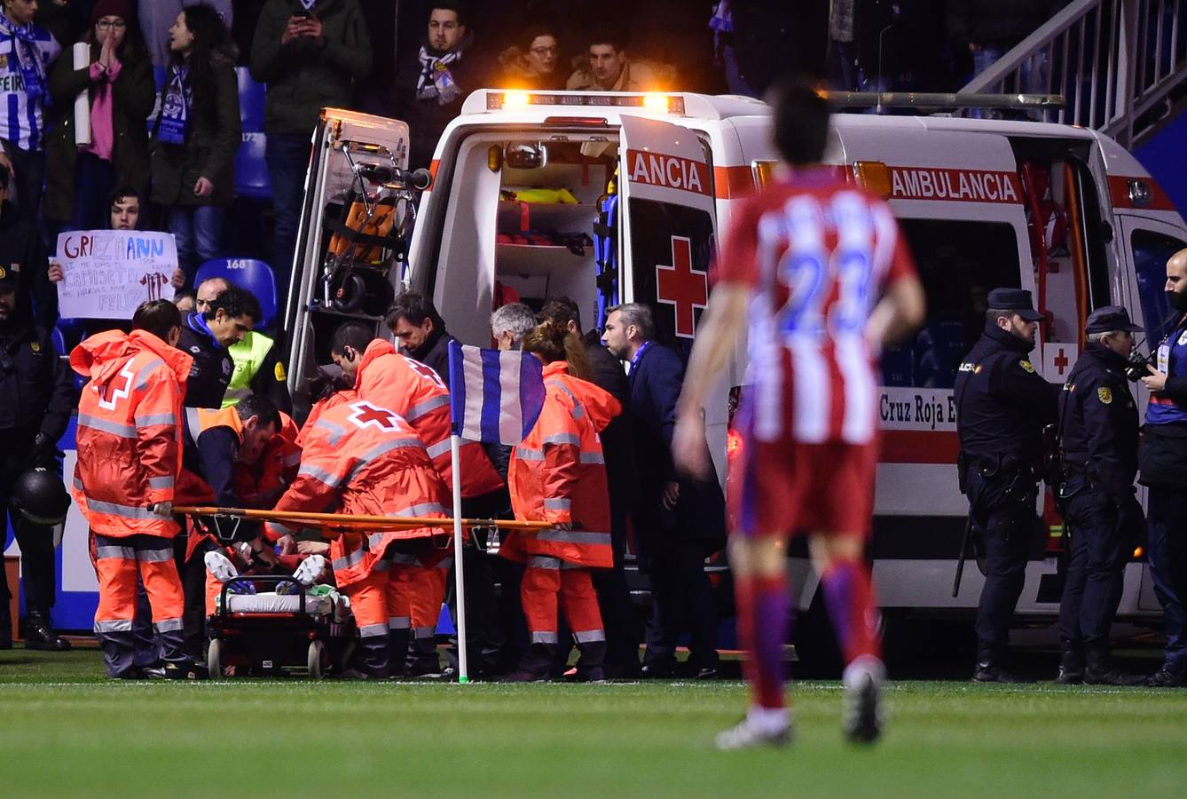 Las imágenes del susto de Fernando Torres