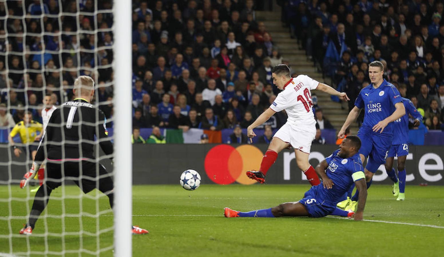 Las mejores imágenes del Leicester-Sevilla