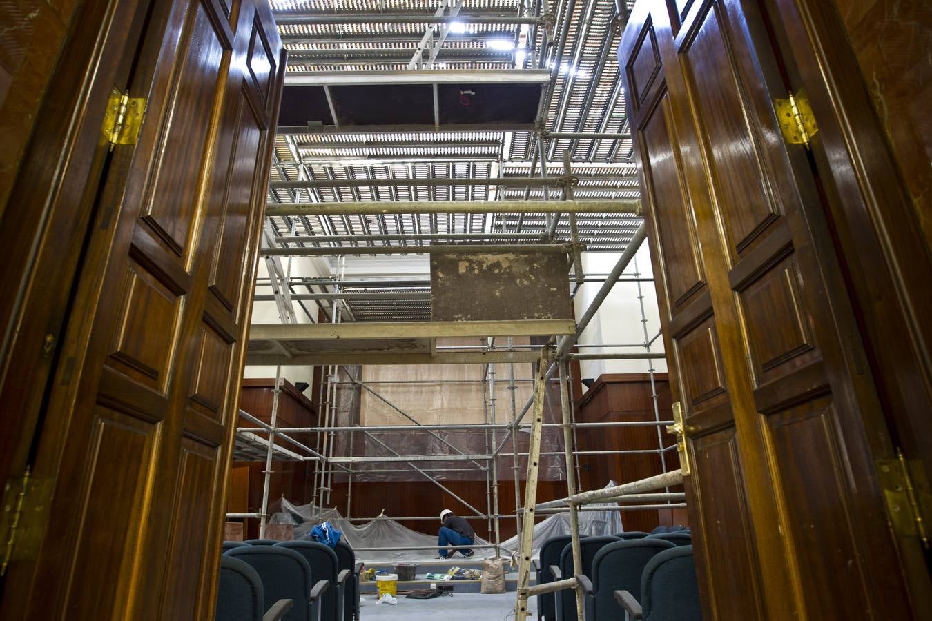 Imágenes de las obras del Ayuntamiento