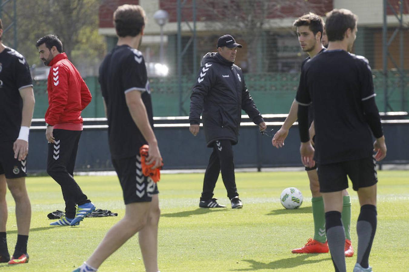 Entrenamiento del Racing este miércoles