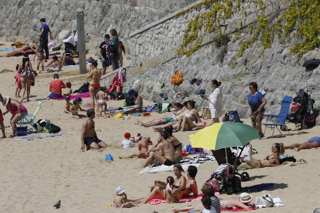 Santander, en la playa