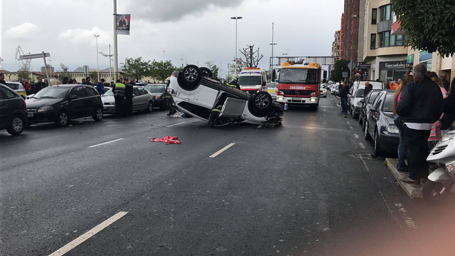 Imágenes del accidente