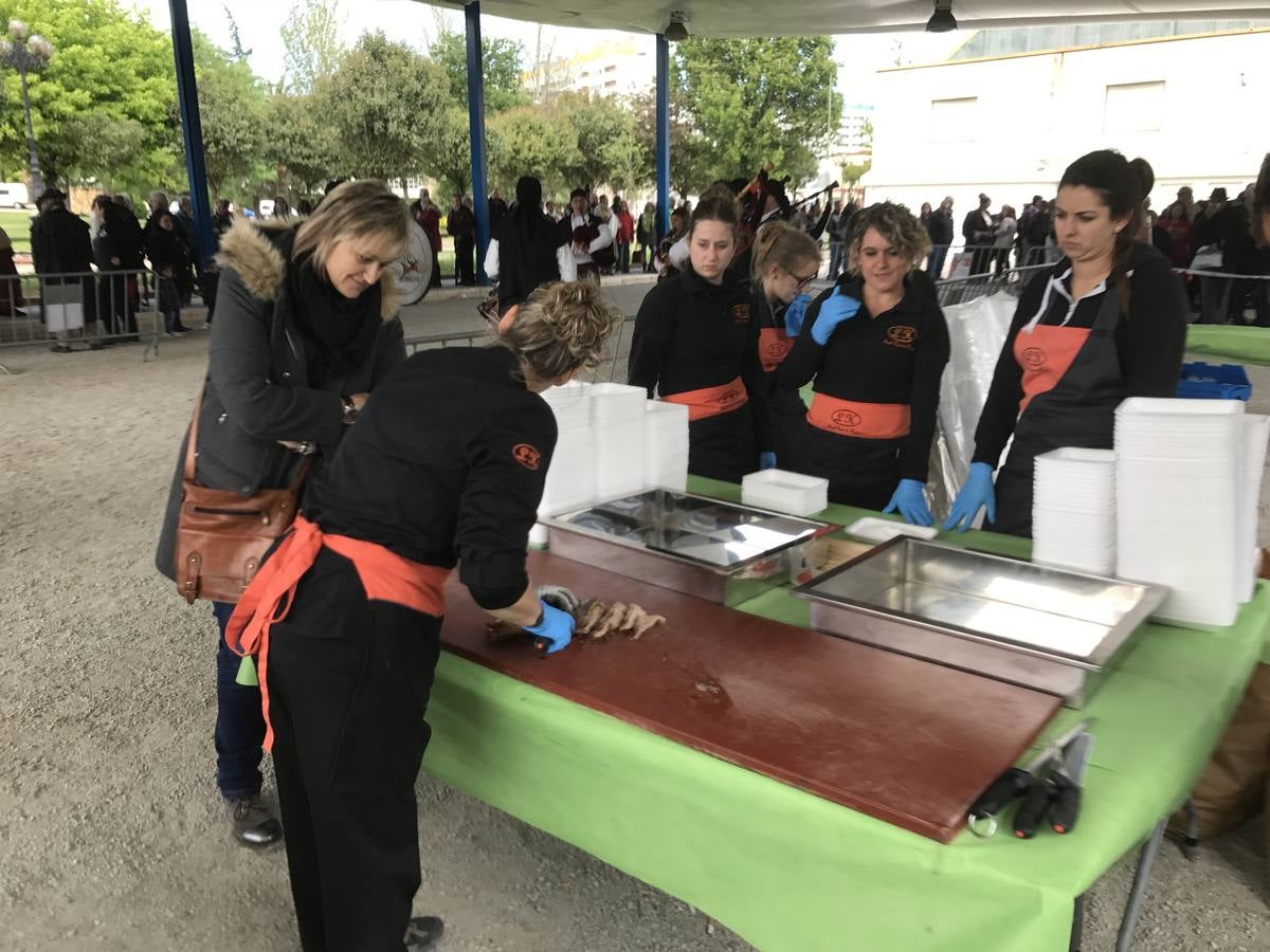 Un asado para más de mil personas