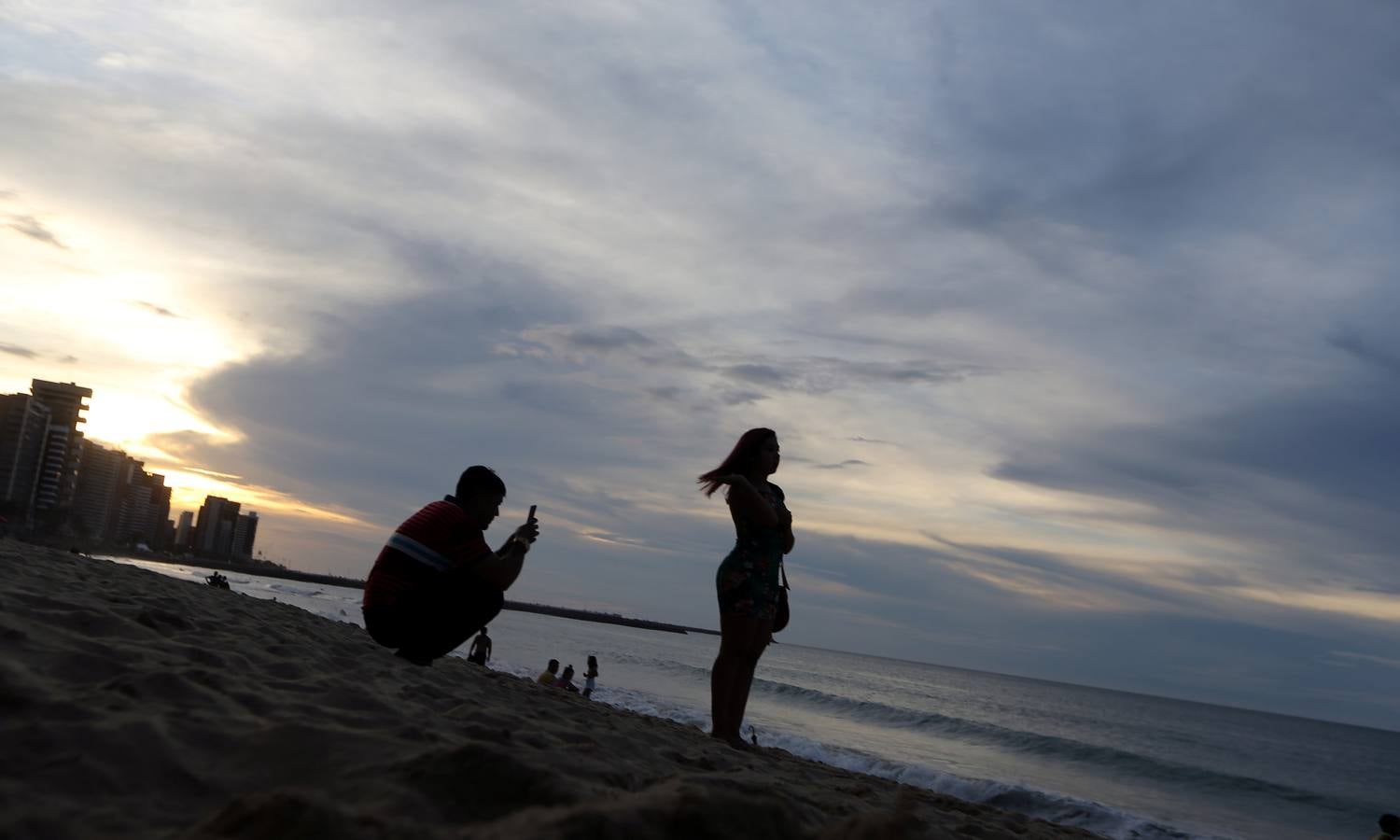 Día de pesca y playa