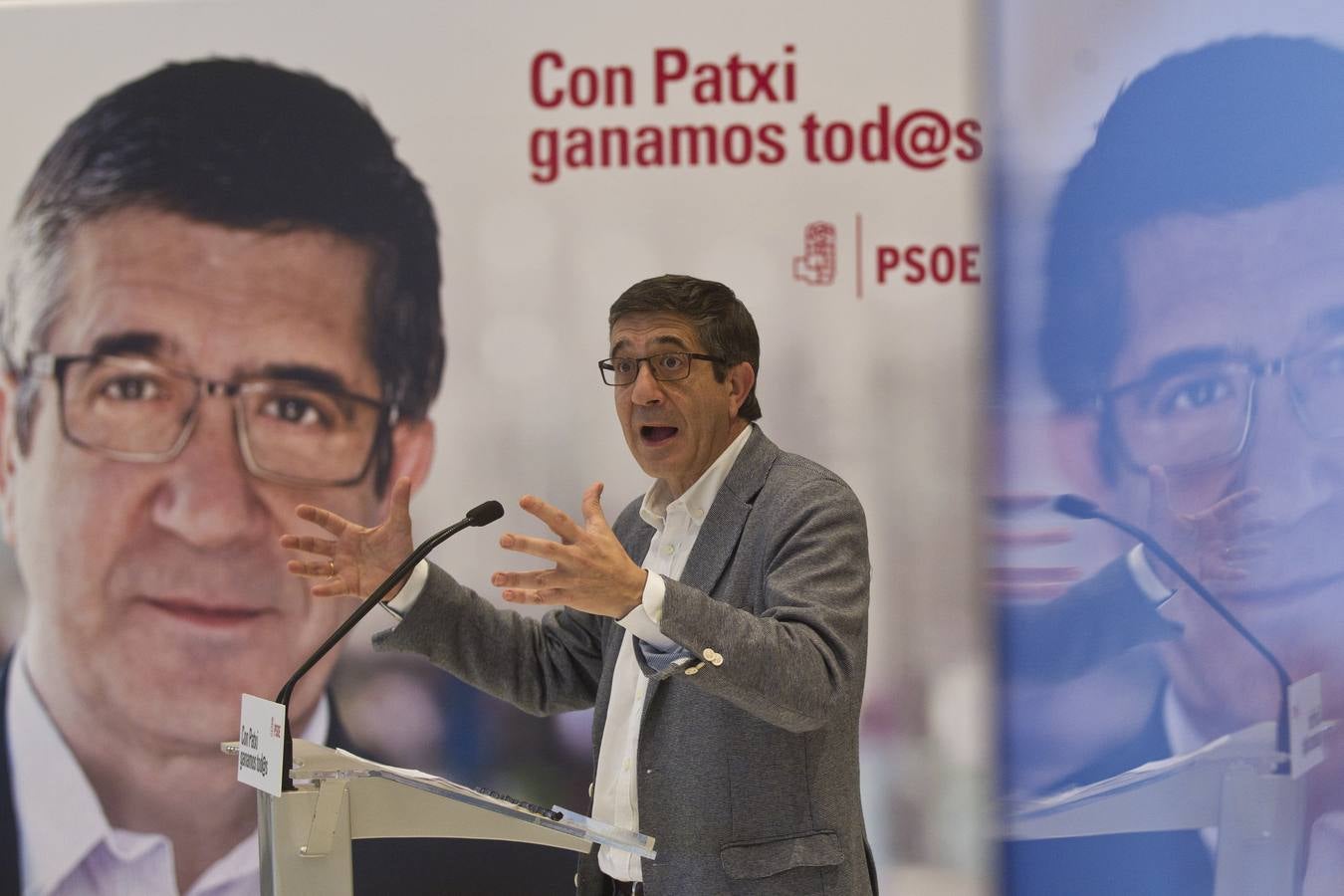 Patxi López, en Santander