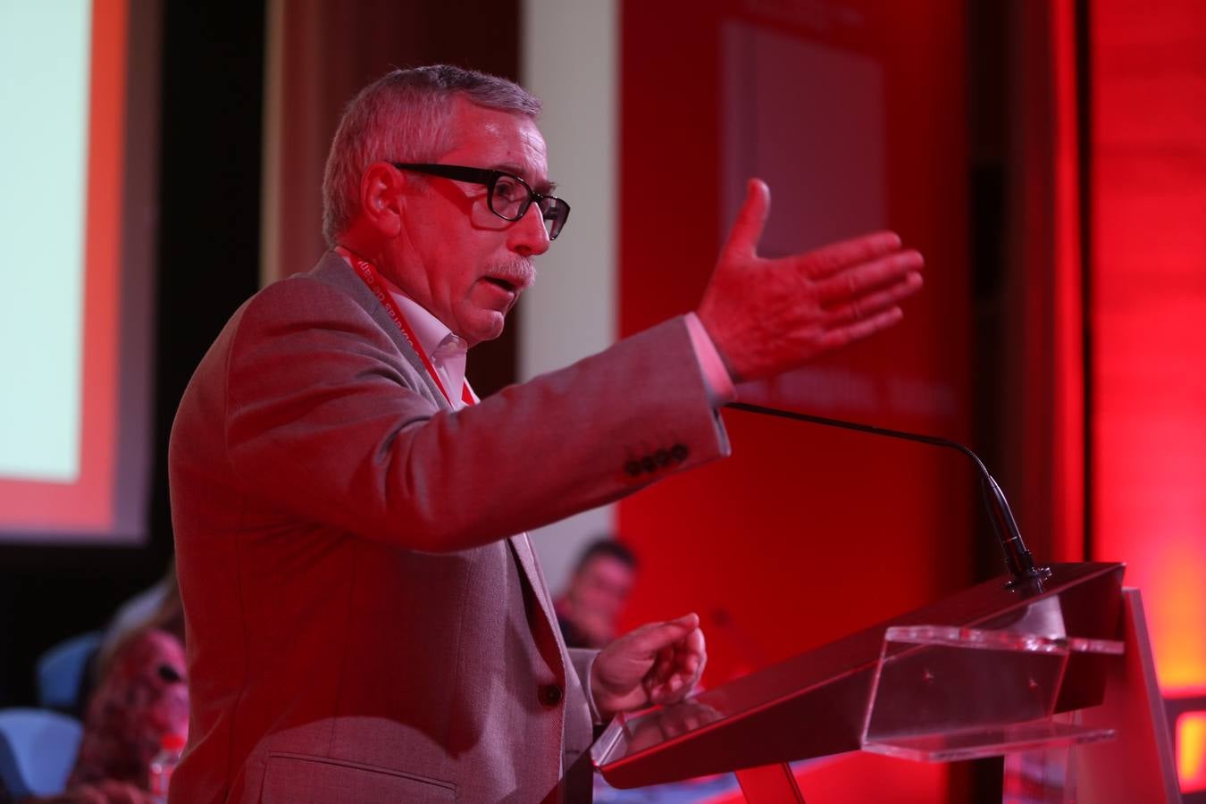 Ignacio Fernández Toxo inaugura el XI congreso regional de CCOO en Cantabria