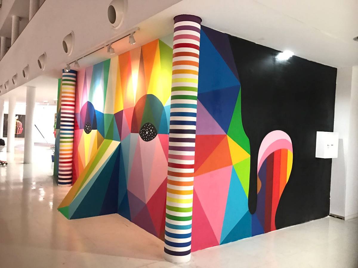 Okuda expone por primera vez en un museo