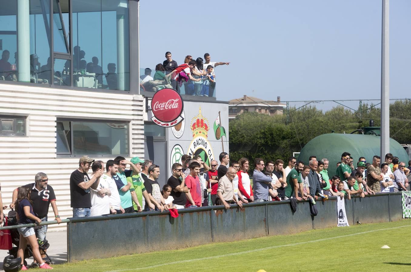 Imágenes del entrenamiento del Racing, este sábado