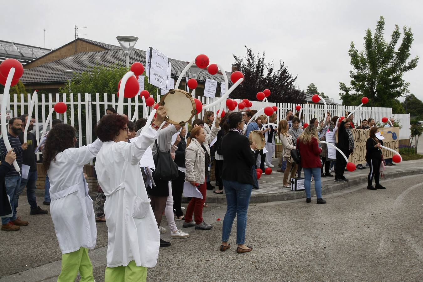 Trabajadores del CAD de Sierrallana en huelga