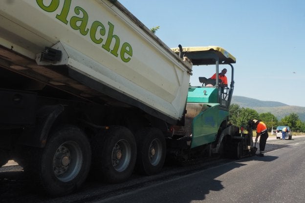 Comienza la mejora de la carretera entre Nestares y el cruce de Villar