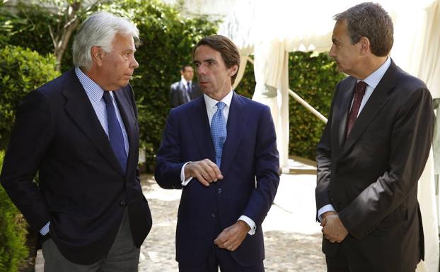 Vocento reúne a los expresidentes González, Aznar y Zapatero para celebrar 40 años de democracia