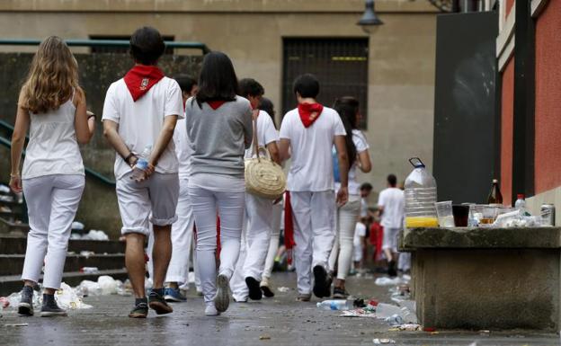 Una nueva denuncia por tocamientos en el día grande de los Sanfermines