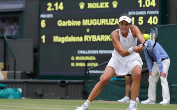 Muguruza: «A la final tienes que ir lo más tranquila posible»