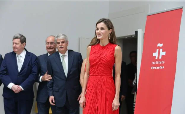La reina Letizia inaugura la reunión del Instituto Cervantes en Málaga