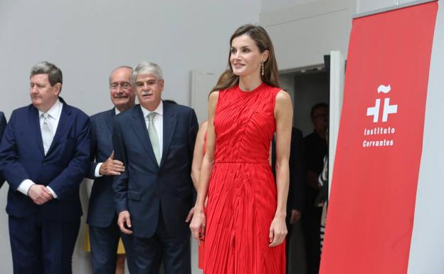 La reina Letizia inaugura la reunión del Instituto Cervantes en Málaga