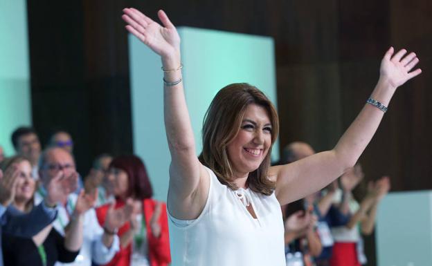 Susana Díaz se muestra «orgullosa» de ser andaluza y de su acento