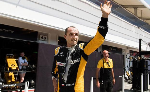 Kubica reaparece al volante de un Fórmula 1