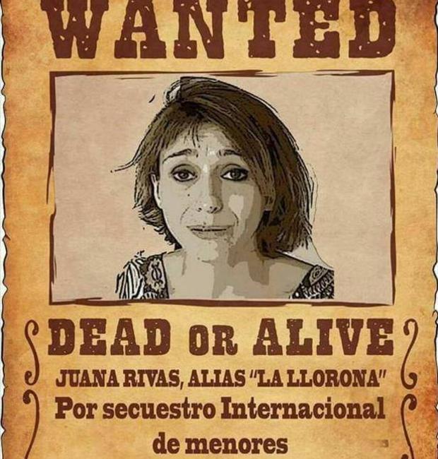 Denuncian un cartel sobre Juana Rivas que incita a «la persecución de una víctima de violencia»