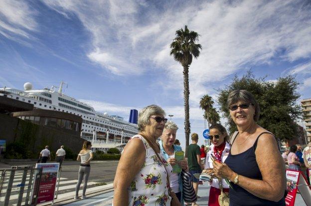 El número de cruceristas se multiplica por seis y llega a las 8.200 personas