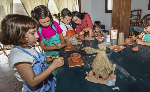 El poblado cántabro de los niños