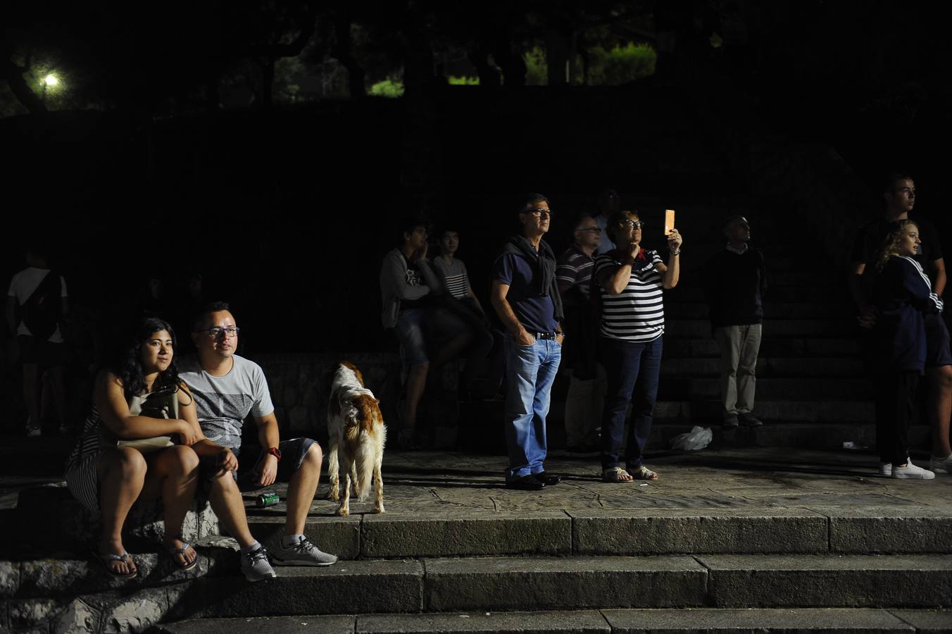 Fuego y luz para despedir el verano en Santander