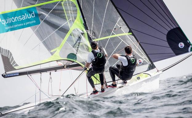 Botín y López se sitúan segundos en el Mundial de 49er