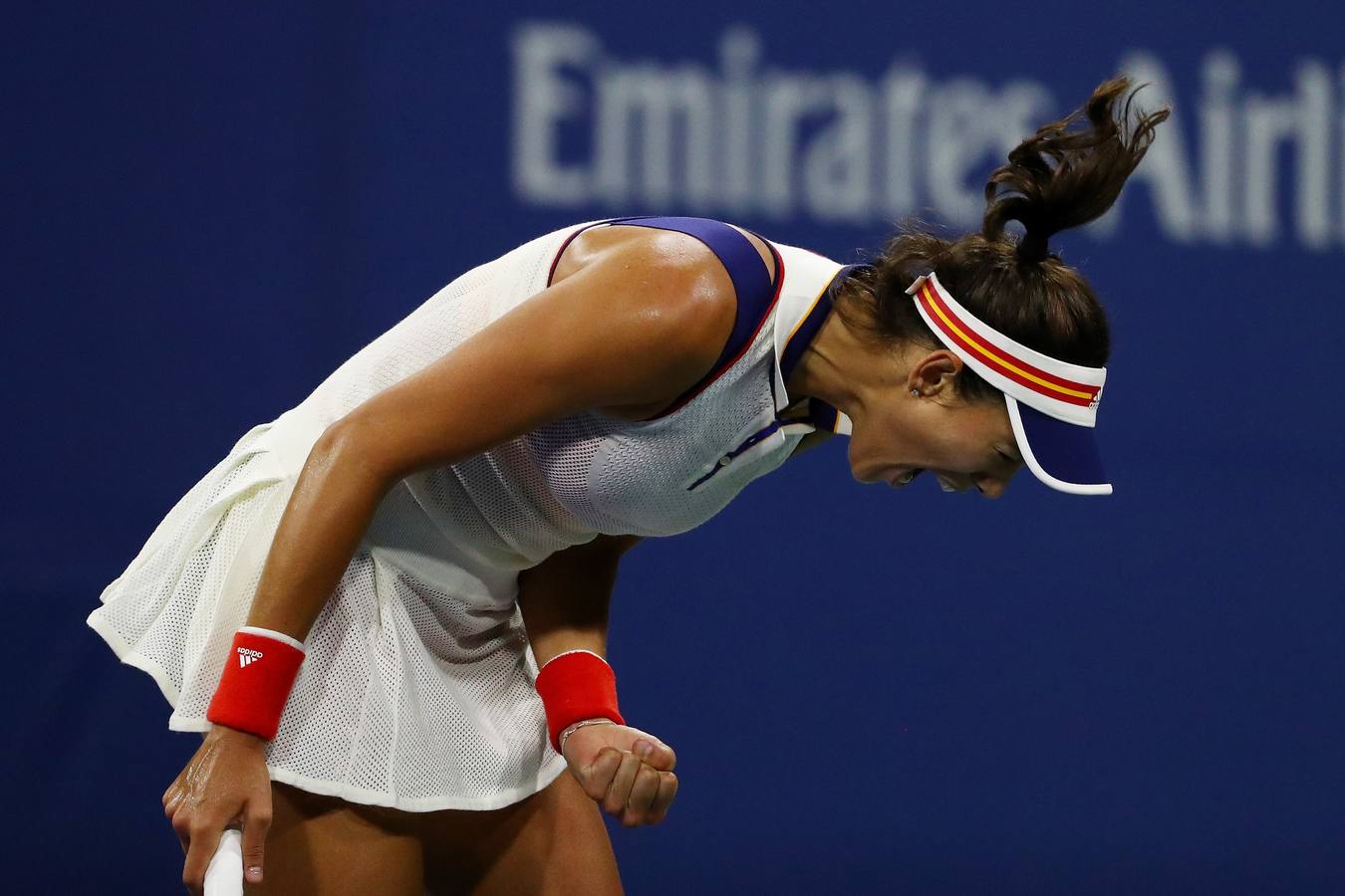 El partido entre Garbiñe Muguruza y Ying-Ying Duan, en imágenes