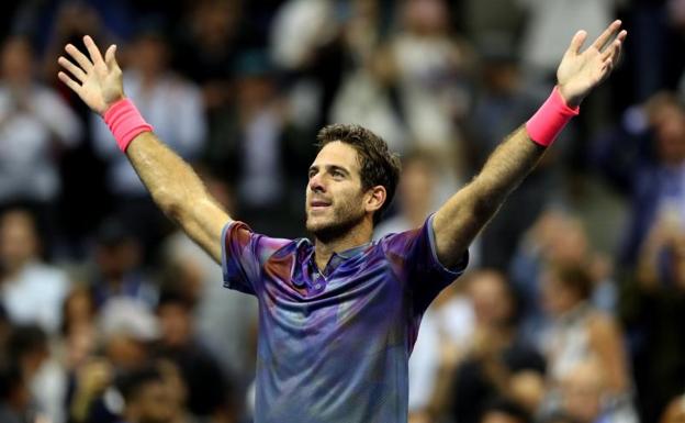 Del Potro aparta a Federer y se cita con Nadal