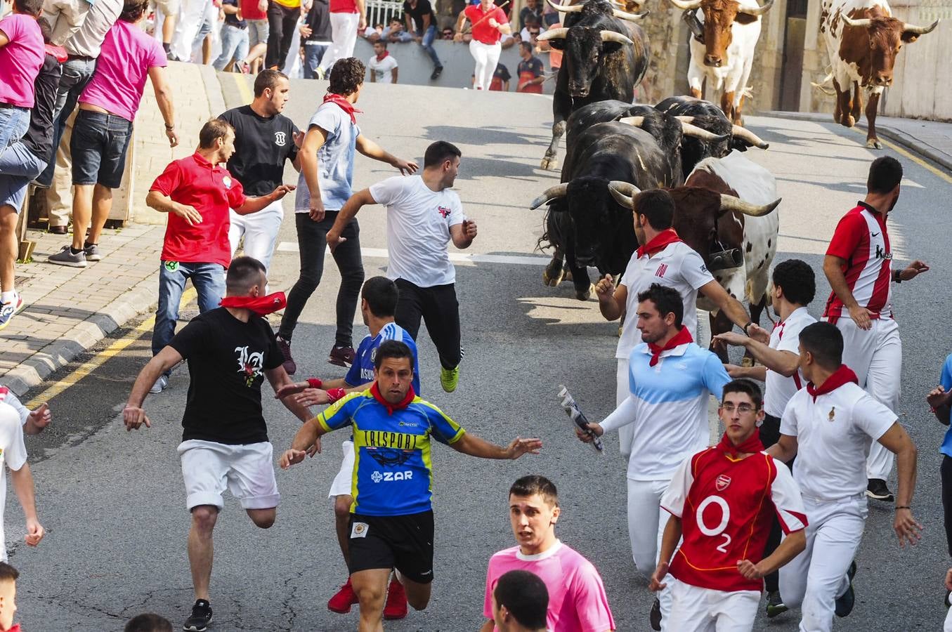 Carreras rápidas y limpias en el primer encierro de Ampuero