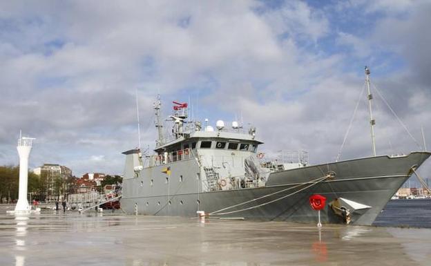 El patrullero 'Arnomendi' recibe hoy visitas a bordo