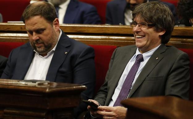 El Constitucional suspende la ley de transición a la república catalana