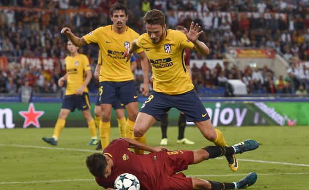 El Atlético no encuentra el camino al gol en Roma