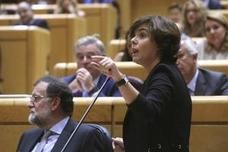 Santamaría avisa a Puigdemont que no les «temblará el pulso»