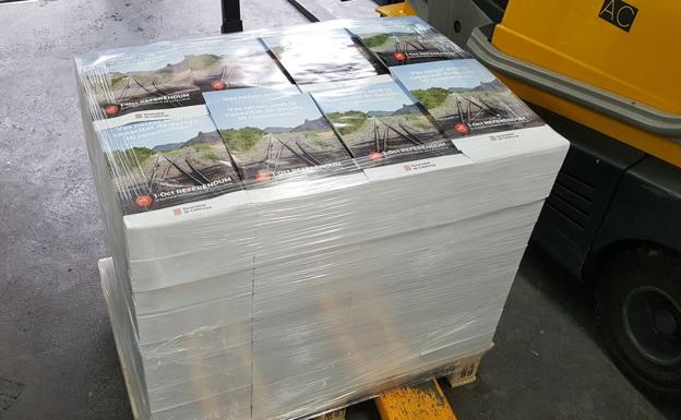 La Guardia Civil se incauta de 100.000 carteles de promoción del referéndum