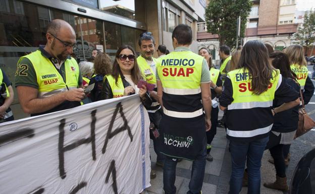 La plantilla de SUAP y 061 anuncia movilizaciones si Sanidad no paga «la adecuación salarial pendiente»