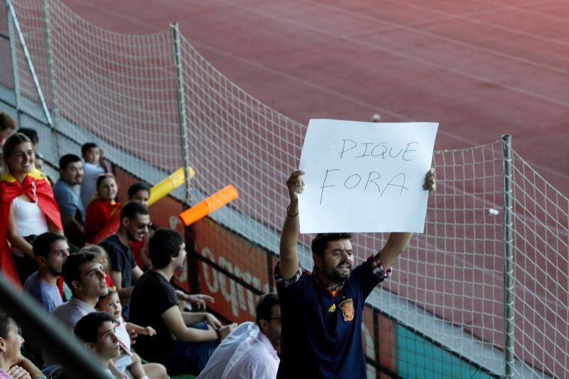 Las imágenes del entrenamiento de España en Las Rozas