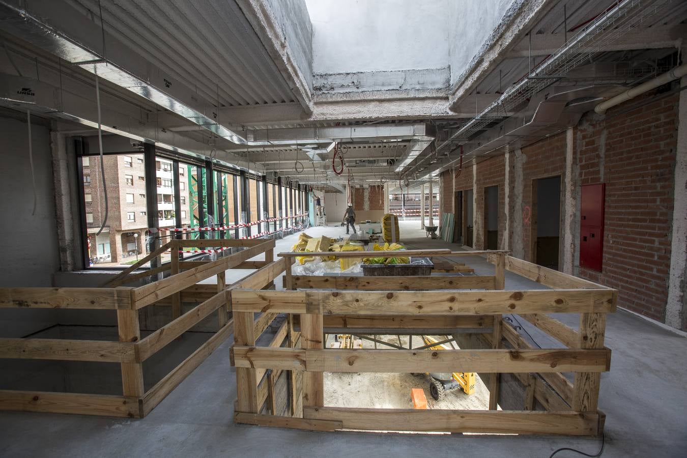 El Centro Cívico de Cazoña estará acabado a finales de año