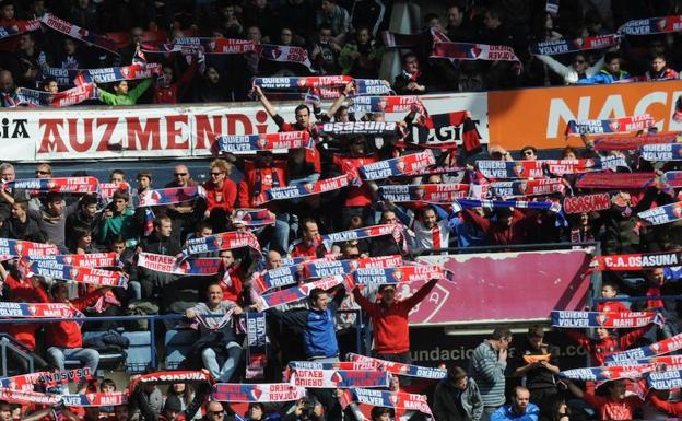 La Liga denuncia cánticos de «Puta España» de los radicales de Osasuna