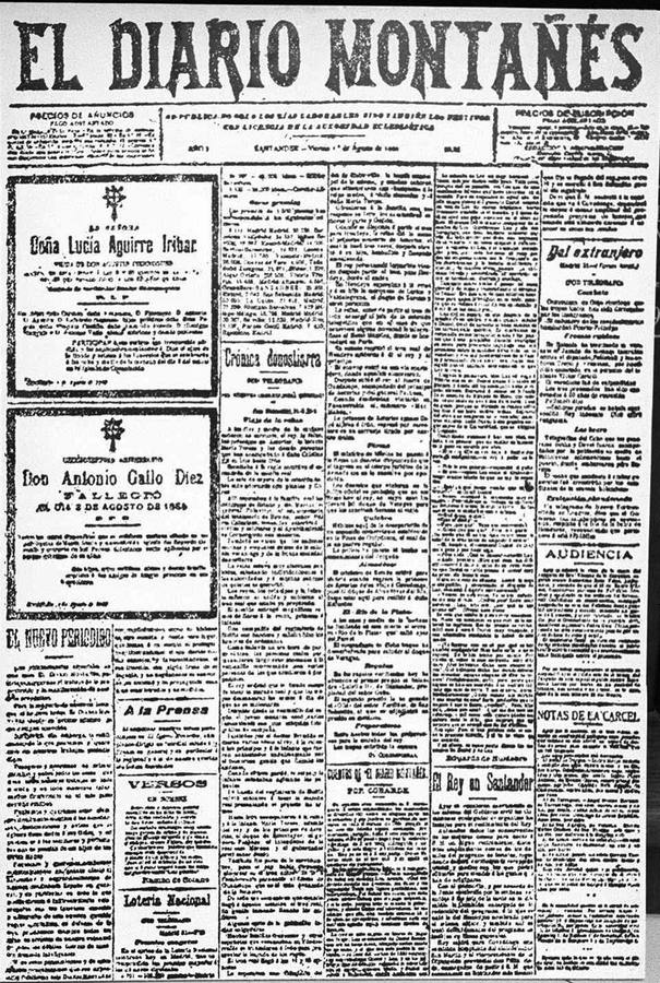 Las portadas de los 115 años de historia de El Diario