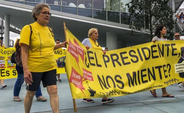 AMA critica «la falta de presupuesto» para los afectados por los derribos