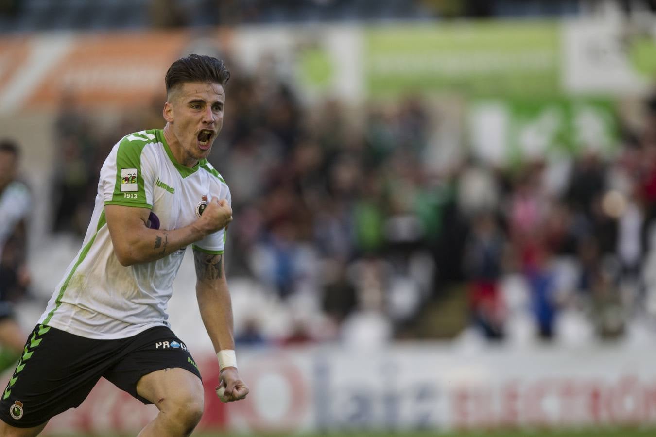 Imágenes del partido Racing-Barakaldo