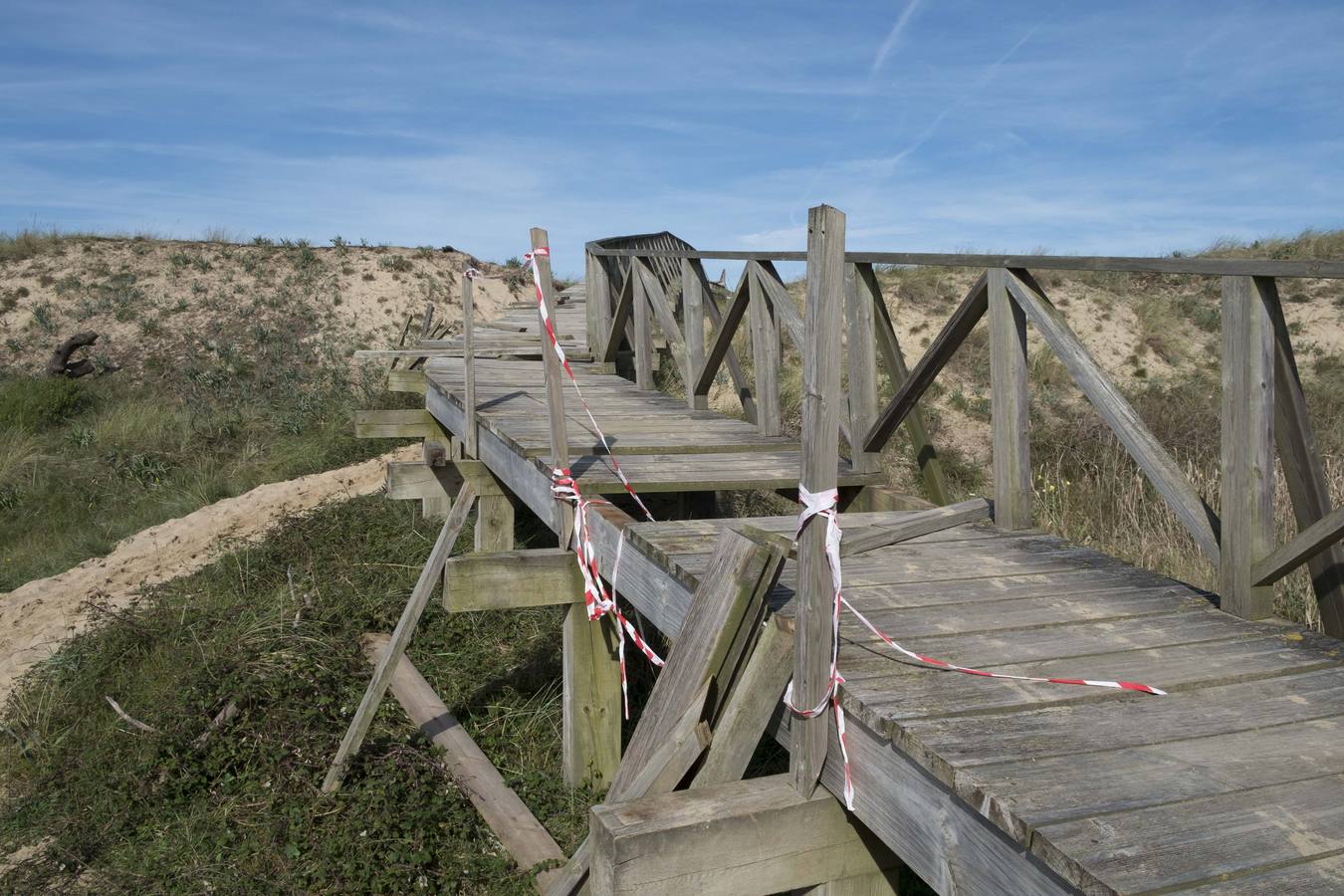 Los destrozos por el temporal de mar