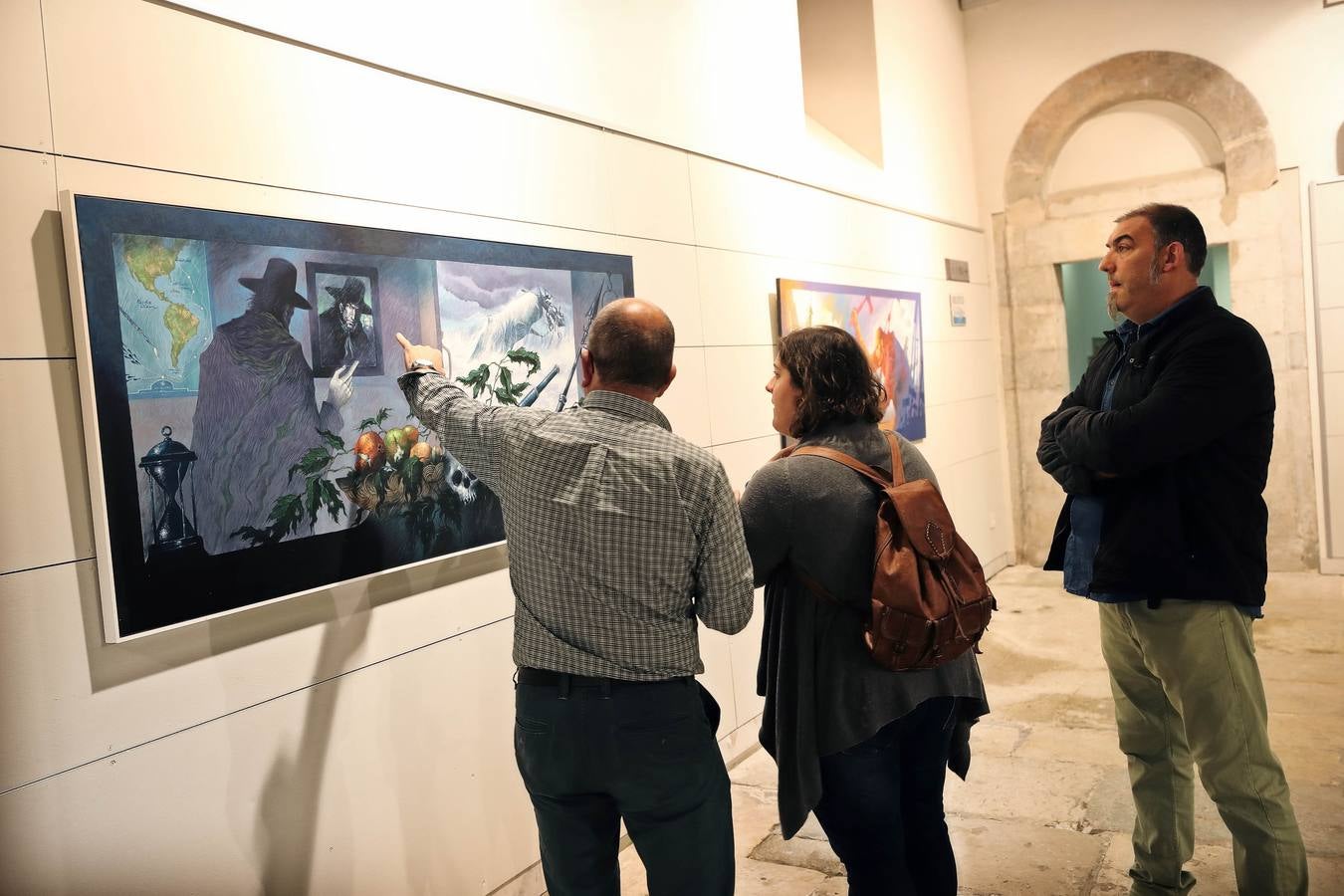 Comillas expone el universo de Moby Dick de José Ramón Sánchez