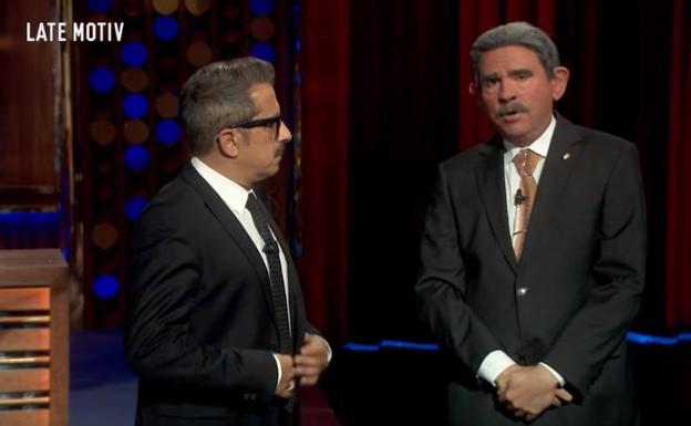 El doble de Revilla que hace reír al público de Buenafuente