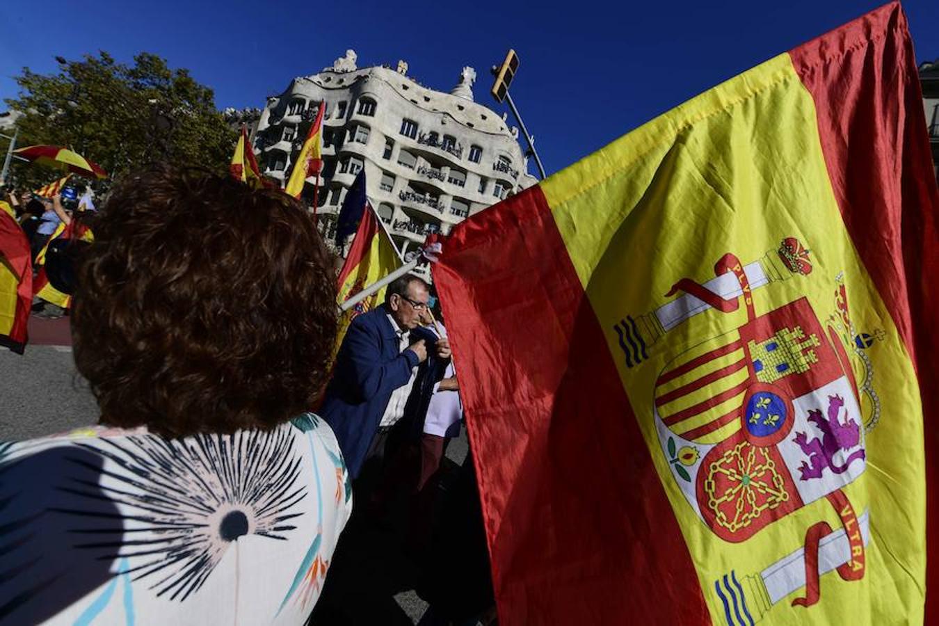 Marcha masiva en Cataluña a favor de la unidad de España