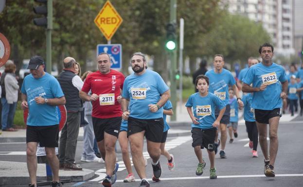 La mañana de las zancadas azules