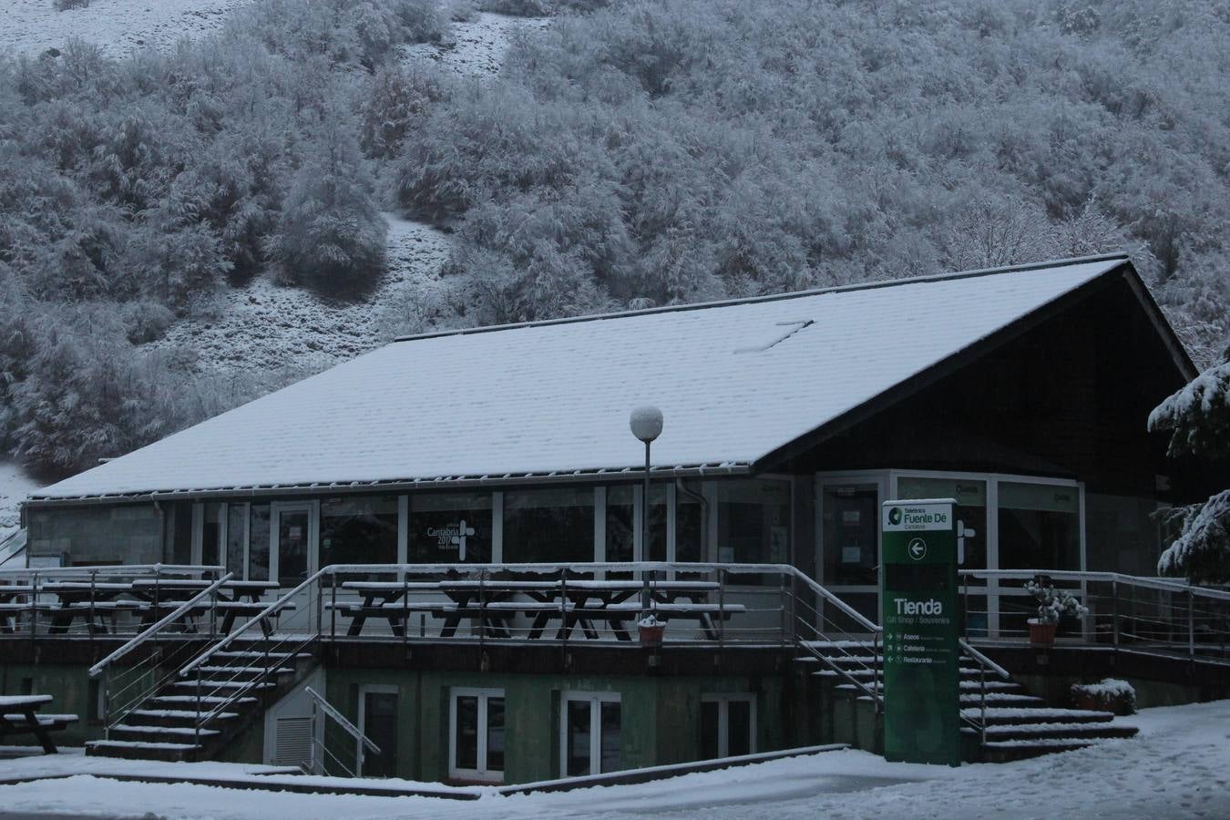 La nieve en Fuente Dé