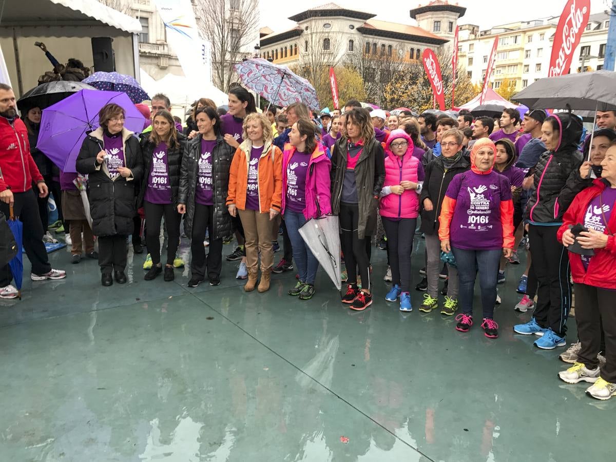 Primera Marcha-Carrera contra la Violencia de Género celebrada en Santander