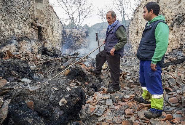 El fuego mata a 23 vacas tudancas estabuladas en una cuadra de Bielva